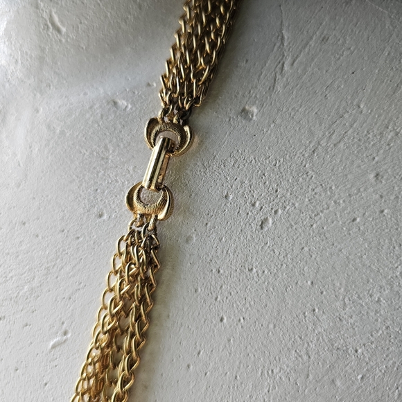 Vintage Multi Strand Gold Chain - Picture 4 of 4